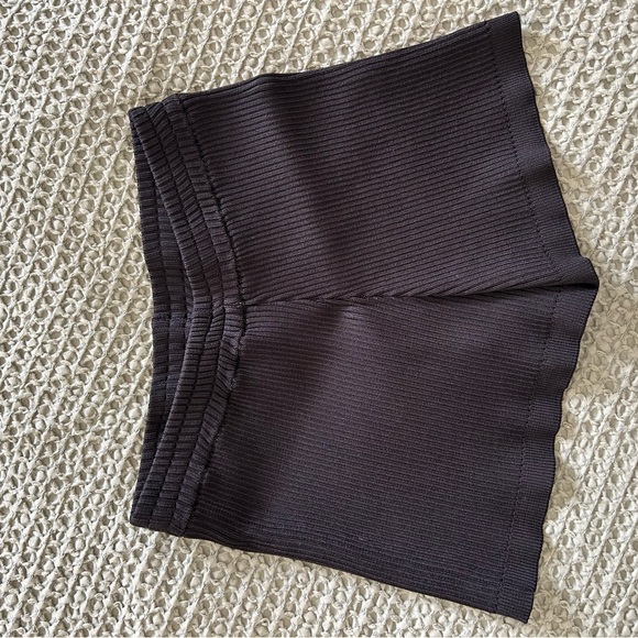 Zara Black Ribbed Knit Top and Bottom Set - Picture 3 of 5